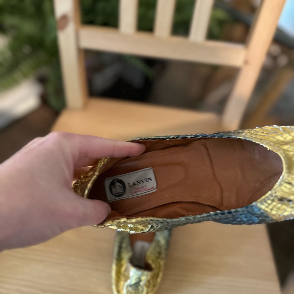 Lanvin Exotic Ballet Flats - Picture 3 of 10